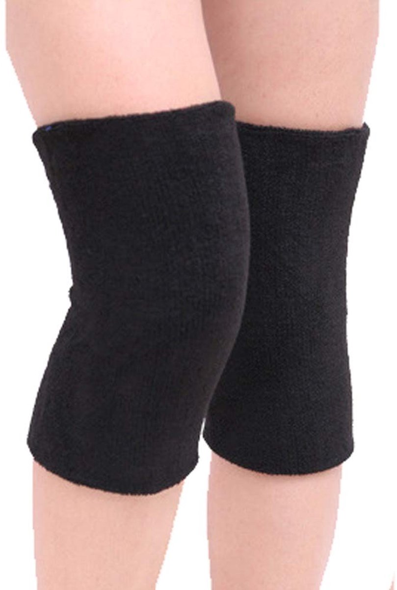 Dailygoods- Knieondersteuning Thermisch - Kniewarmers - Elastisch - Zacht - Universele Maat - Ideaal voor Fietsen/Wandelen