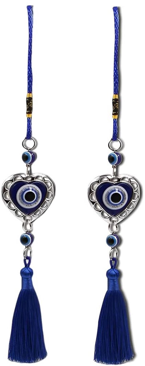 Dailygoods- Boze Oog Ornament - Autoaccessoire - Duivelsug - Achteruitkijkspiegel - Geluks