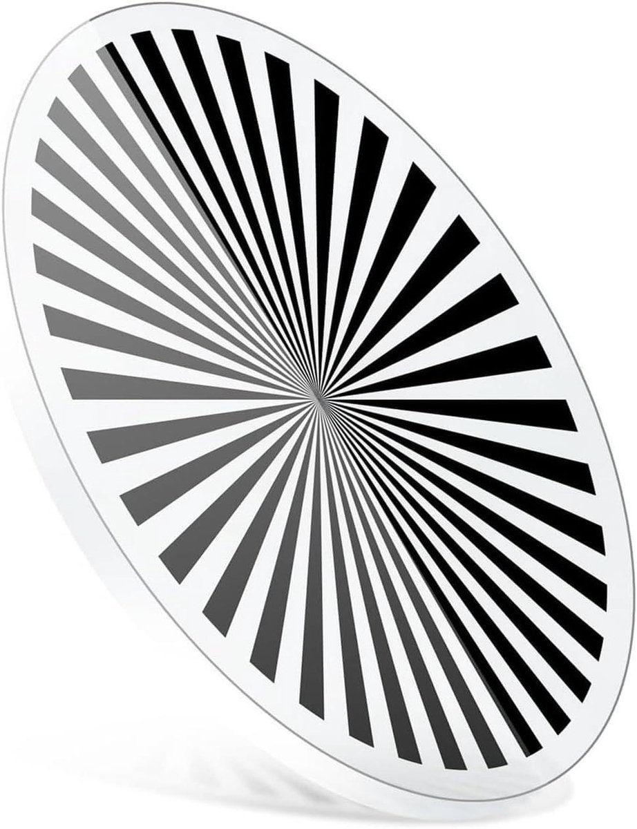 Kalibratiebord Camera - Testkaart Lens - Resolutie Meten - Nauwkeurig ± 0.5um - 30 mm Diameter - Optisch Glas