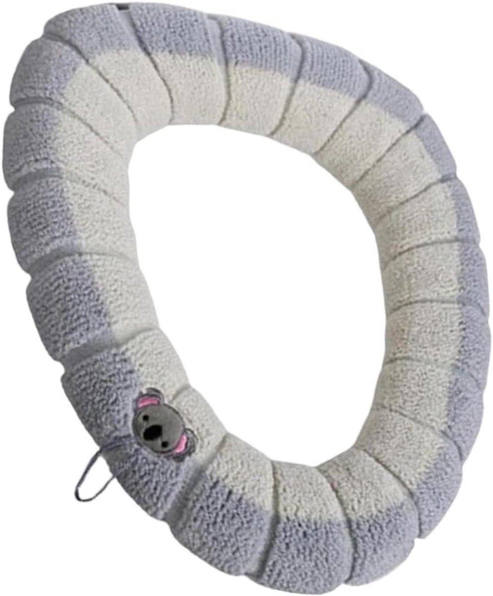 Toiletbril Hoes - Warme Badkamer Accessoires - Hygiënisch Werken - Verhoogd Comfort - 42x32 cm - Crèmekleurig