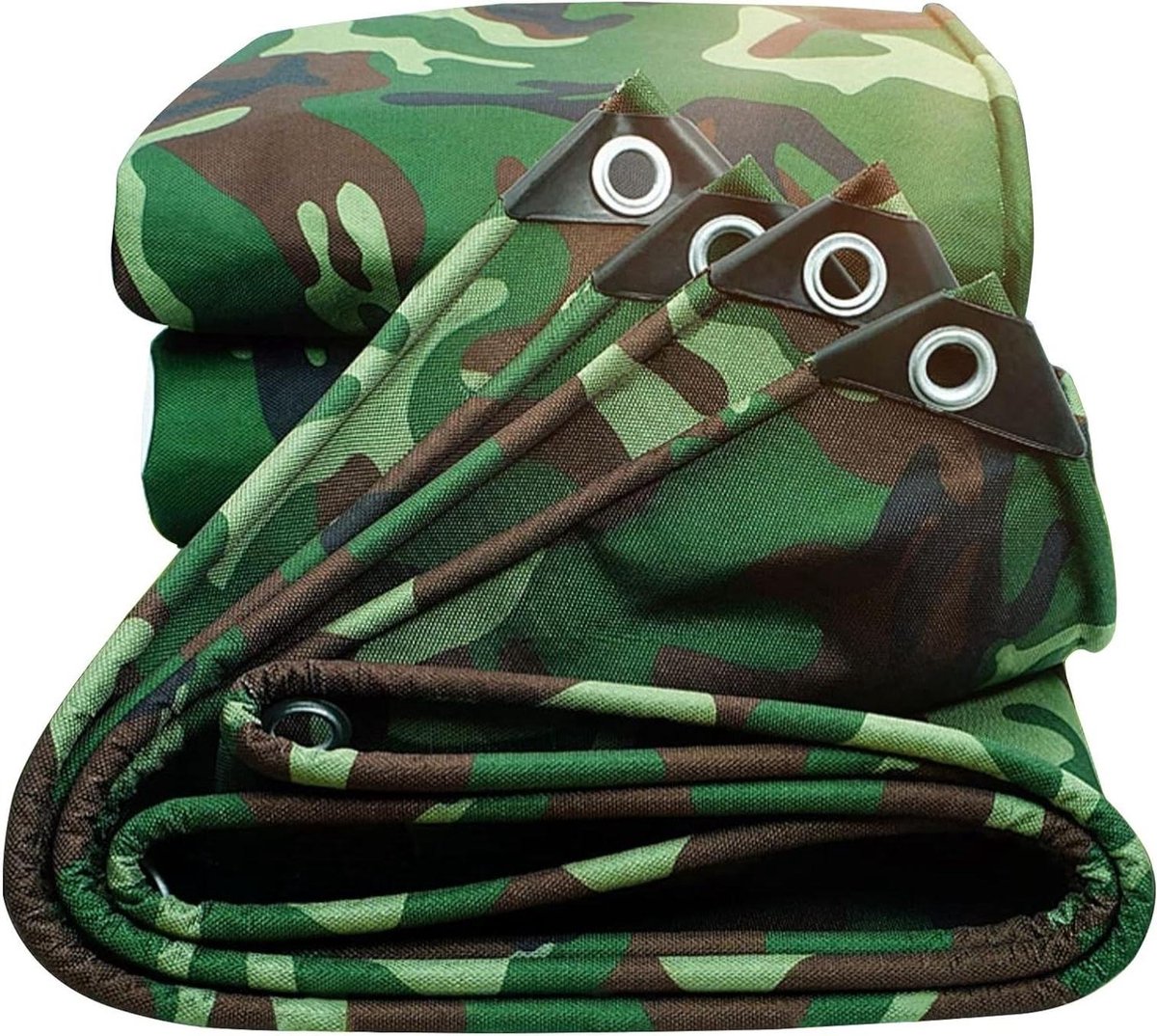 Dekzeil Waterdicht - Zwaar Zeil - Buiten Beschermen - Verdikt 045 mm - 1.5x3m - Camouflage
