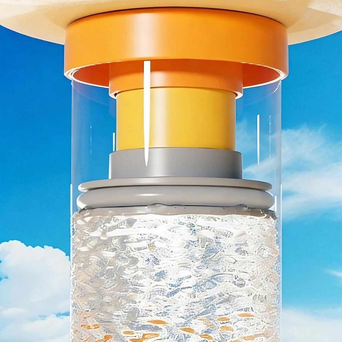 Watersproeier Kinderen - Waterkanon Speelgoed - Buiten Spelen - 4 Sproei Modi - 43 cm - Gele Eend – foto 6