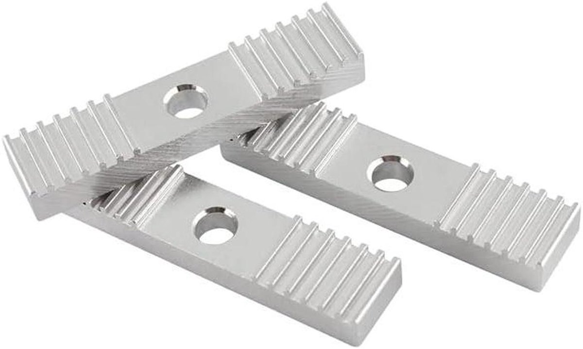 Poelie Klem - Tandwiel Bevestiging - 3D Printer Bouwen - Aluminium Legering - M4 Gat - Zilver