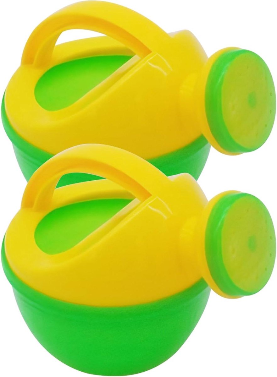 2 stuks Kids Gieter, 3x4 Plastic Gieter met Leuke Uitloop & Handvat, Lichtgewicht Draagbare Herbruikbare Klein voor Kinderen Tuin Thuis Outdoor voor Kinderen Peuter