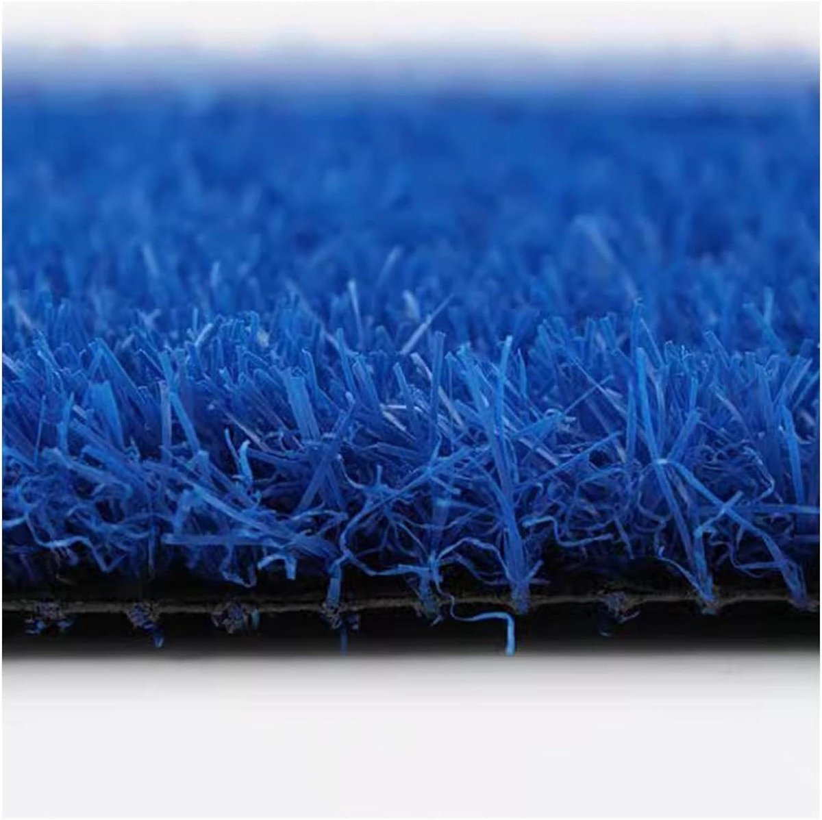 Kunstgrasmat Tuin - Synthetisch Gras Tapijt - Terras Decoratie - Met Drainagegaten - 80 x 200 cm - Blauw