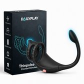 Dailyplay Prostaat Vibrator met Cockring – Extra Dunne Anaal Stimulator met Afstandsbediening – Buttplug Dildo Vibrator – Sex Toys voor Mannen & Koppels – Anale Seks Speeltjes