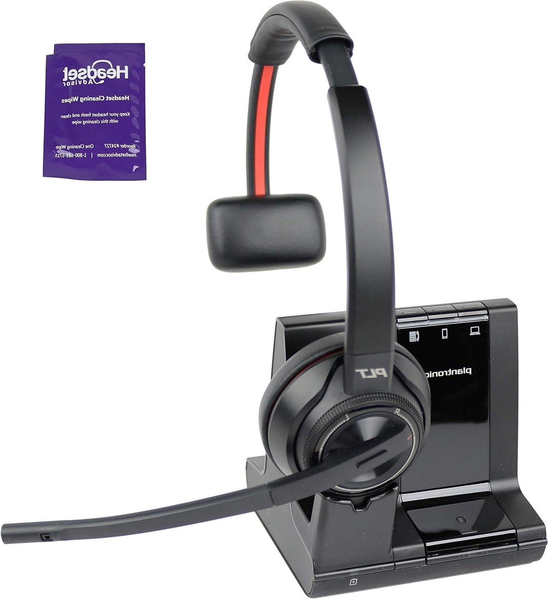 Draadloze DECT Headset - Headset Systeem - Professioneel Bellen - Multi Apparaat Connectiviteit - 21 cm - Zwart