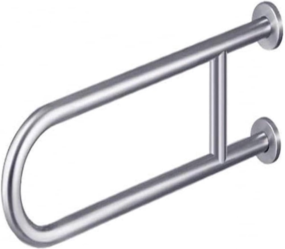 Steunbeugel RVS - Wandbeugel Leuning - Extra Ondersteuning - Antislip Grip - N.v.t. - Zilver