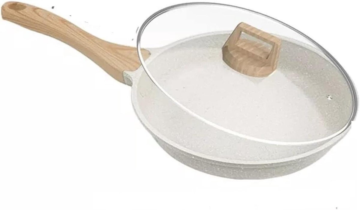 Koekenpan - Ontbijtpan - Snelle maaltijden - Antiaanbaklaag - 300 gram - Zwart