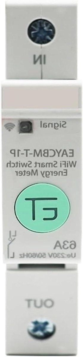 Stroom Monitor - Energie Meter - Thuisgebruik - WiFi Connectiviteit - 10A - Wit