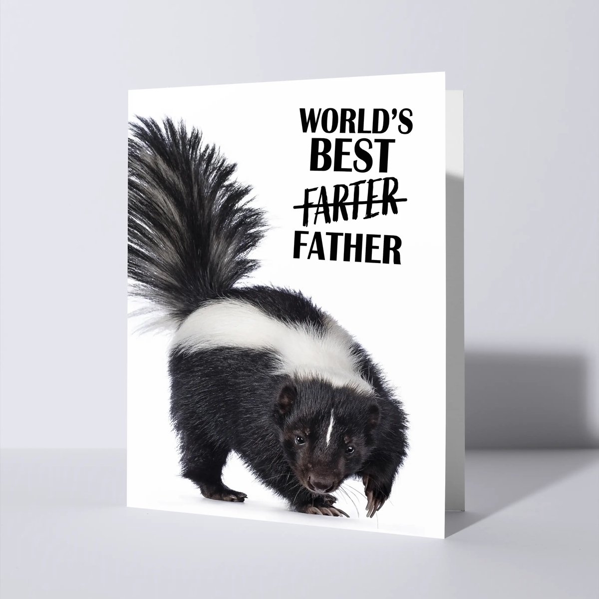 CAT'CHY Cards - wenskaart - vaderdag - stinkdier