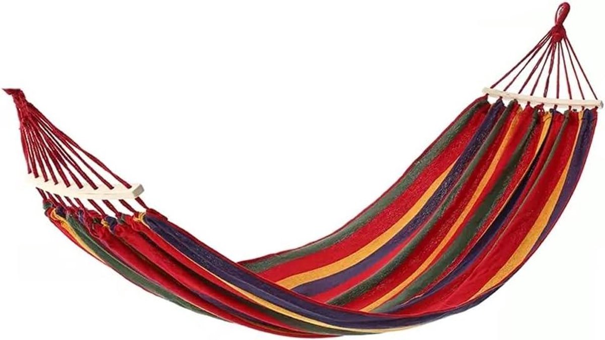 GCX- Outdoor Hangmat Anti-rollover Reizen Camping Draagbare Hangmat Hangstoel Outdoor Draagbare Camping Reisuitrusting Veiligheid (Color : Rosso, Size : 200 * 150cm)