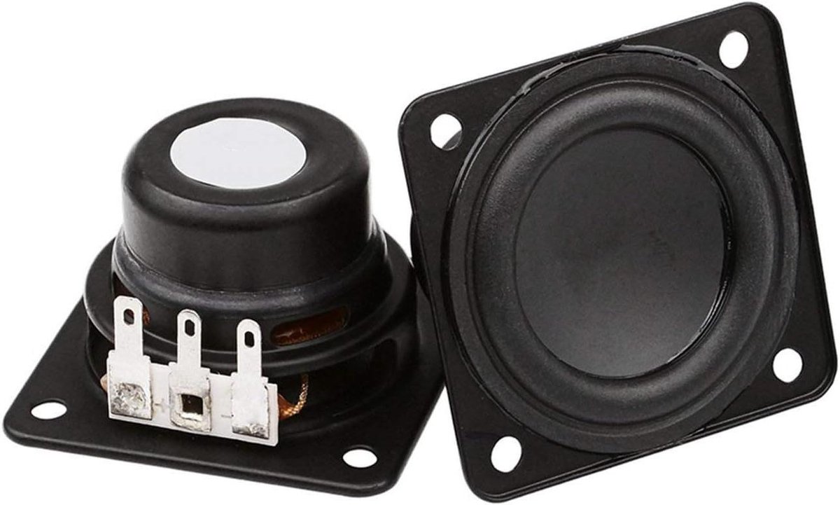 Mini Bluetooth Speaker - Draagbare Audio - Muziek Luisteren - Full Range Geluid - 1.75 Inch - Wit