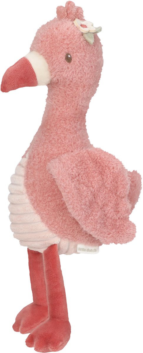 Little Dutch Safari Friends Knuffel Flamingo - 35 cm — afbeelding 7