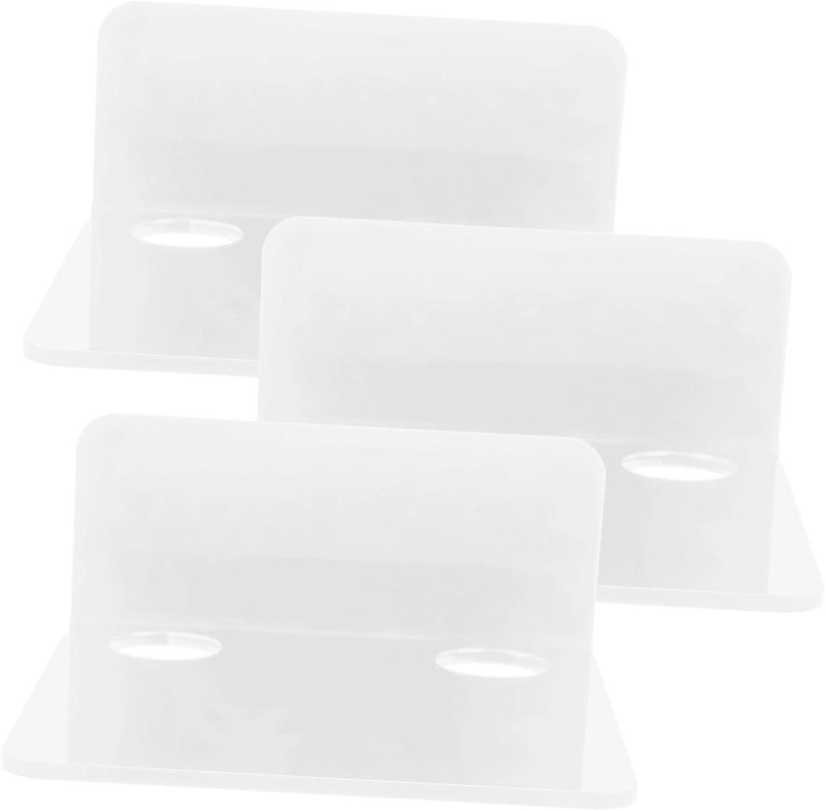 Babyfoon Beugel - Camera Plank - Monitoren Beveiligen - Ruimtebesparend Ontwerp - 3 Stuks - Wit