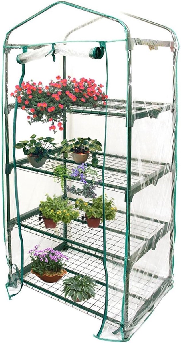 Tuinkas Afdekking - Mini Kas - Planten Beschermen - Waterdicht PVC - Verschillende Maten - Transparant