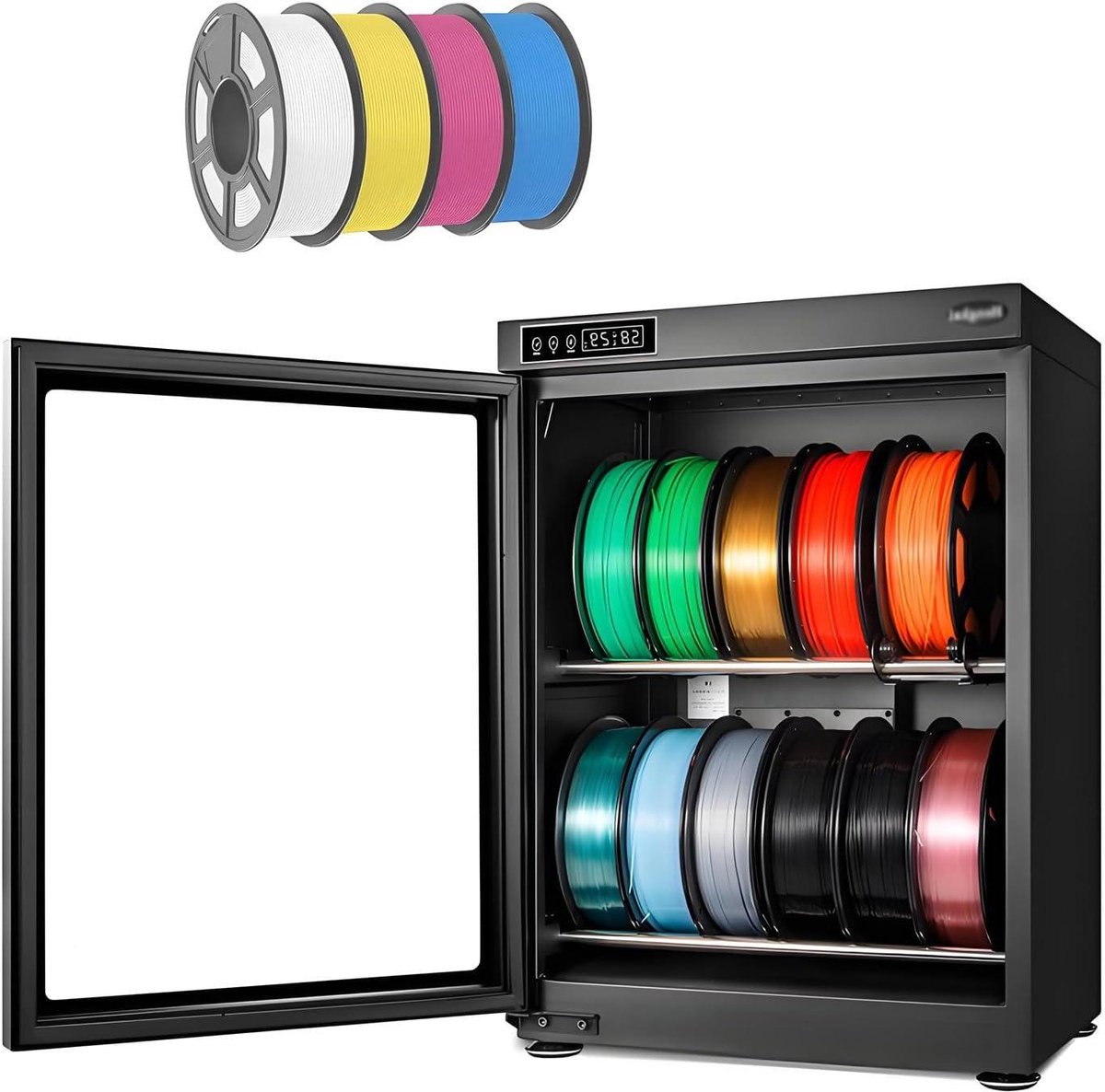 Droogkast Filament - Filament Droger - 3D Printen - Intelligente Vochtigheidsregeling - 70L Capaciteit - Meerkleurig