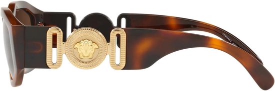 Versace Unisex Sunglasses, Brown (Havana), 53 — afbeelding 4