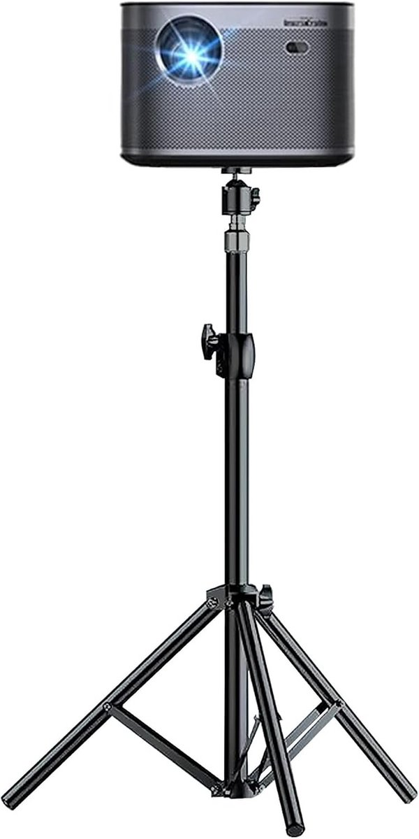 Projector Standaard - Vloerstatief - Film Kijken - Verstelbare Hoogte - 50-80 cm - Bruin