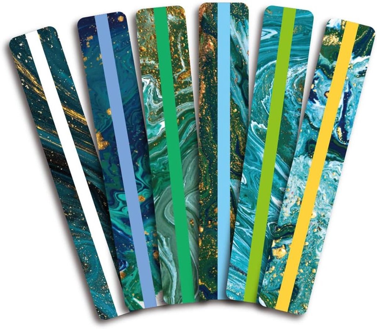 Geleide leesband - Leesliniaal set - Verbeter concentratie - Duurzaam PVC materiaal - 8 stuks - Gekleurd