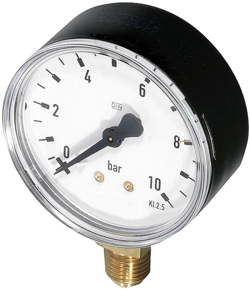 Resideo Manometer M39M G 1/4, 63mm, onder, schaalverdeling 0-16bar, M39M-A16