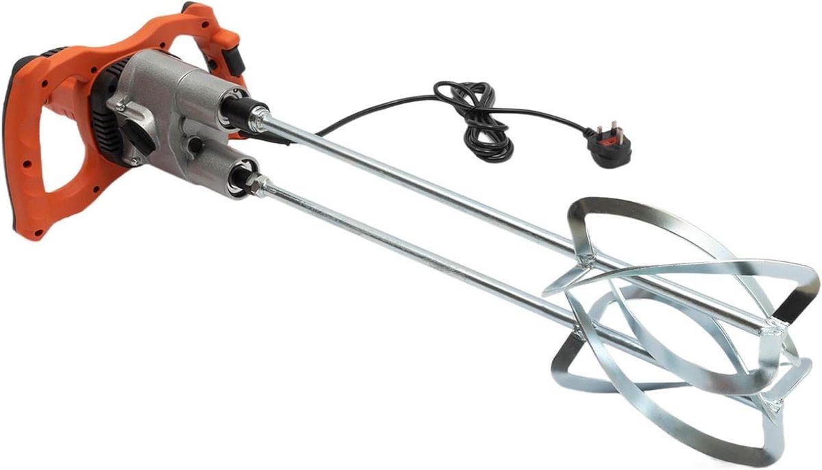 Elektrische Mixer - Mengkraan Gips - Materialen Mengen - Instelbare Snelheid - 1800 Watt - Grijs