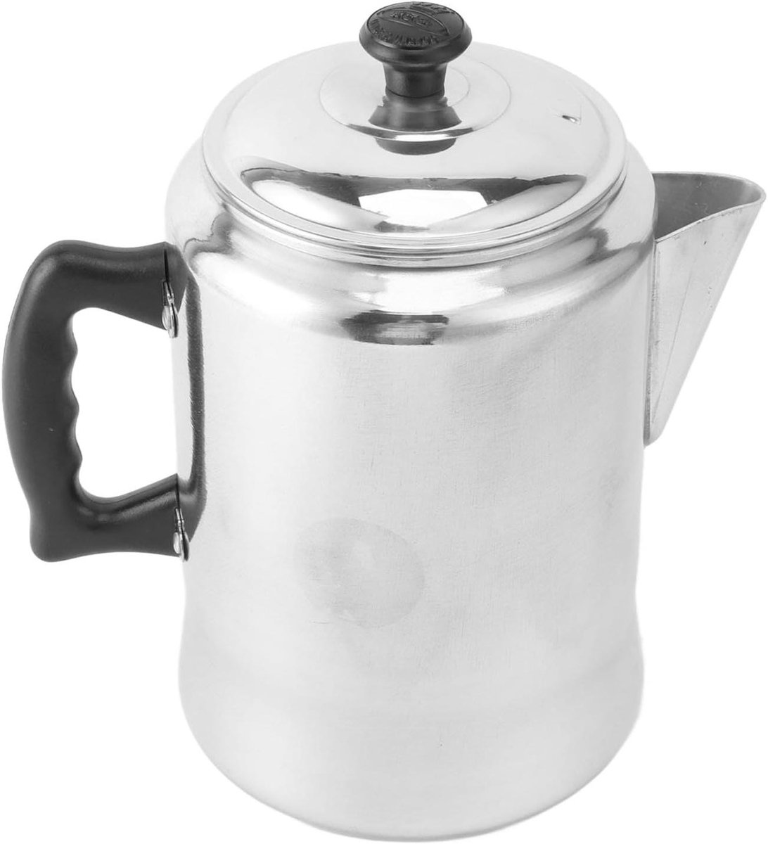 Theeketel Aluminium - Waterkoker Hittebestendig - Melkthee Bereiden - Snelle Warmtegeleiding - 3 Liter - Aluminiumkleurig