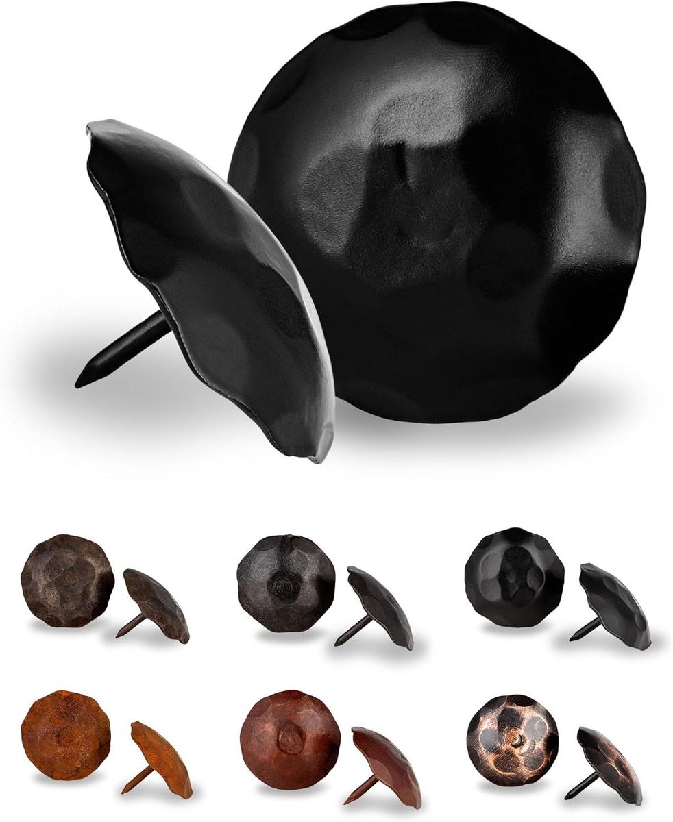 Decoratieve Spijkers - IJzeren Nagels - Huisverbetering Projecten - Roestbestendige Coating - 10 Stuks 5 cm - Zwart