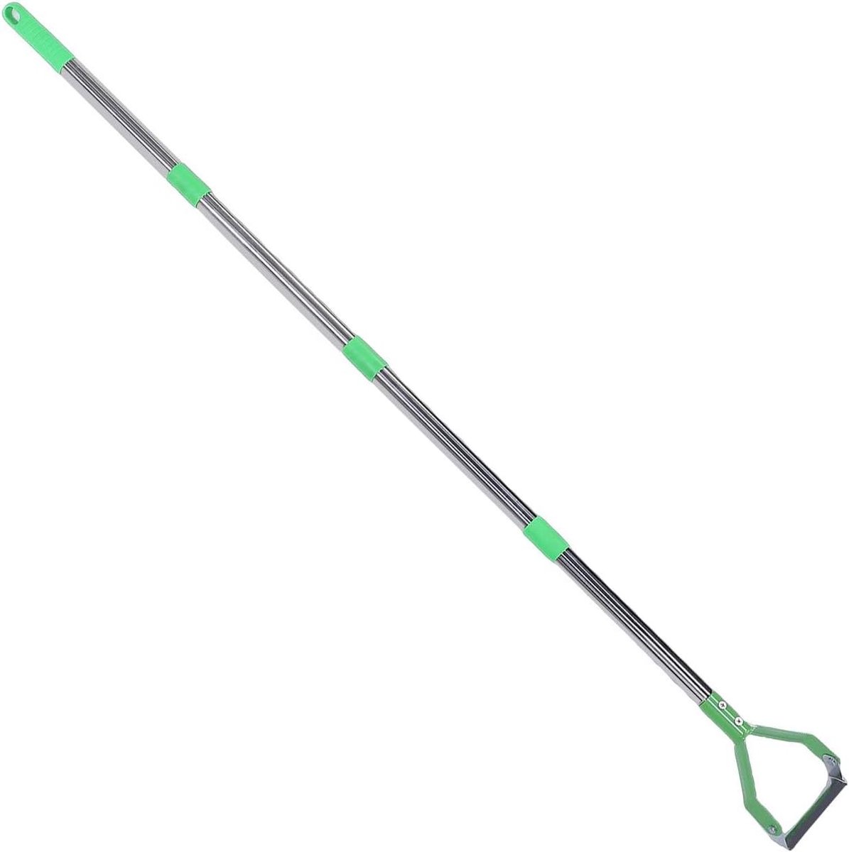 Tuingereedschap Schoffel - Onkruidwieder - Efficiënt Wieden - Verstelbare Lange Steel - 161 cm - Groen