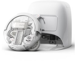 DJI Robotstofzuiger ROMO A (Watertank versie) - Robotstofzuiger met dweilfunctie - 25.000 Pa zuigkracht - Obstakeldetectie op millimeter niveau - Wit & transparant design