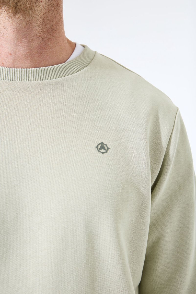 Pilot Heren Sweater Groen - Maat XL