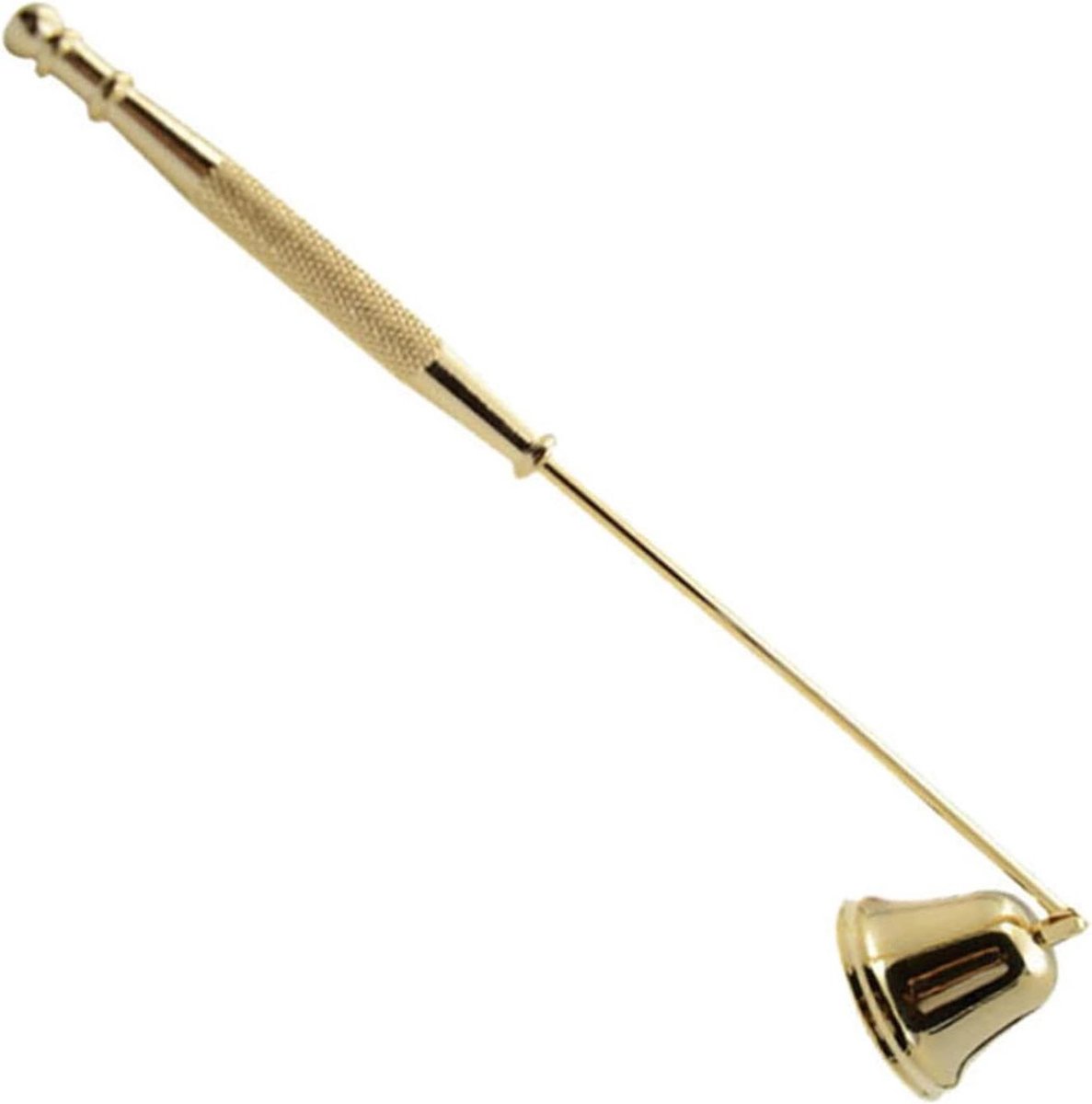 Kaars Blusser - Kaars Accessoire - Veilig Doven - Gegalvaniseerd IJzer - 20 cm Lengte - Goud