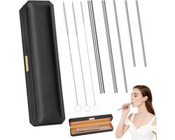 Zingende Rietjes - Stemtrainer Set - Zangtraining Oefenen - SOVT Methode Tool - 5 Delige Set - Zilver