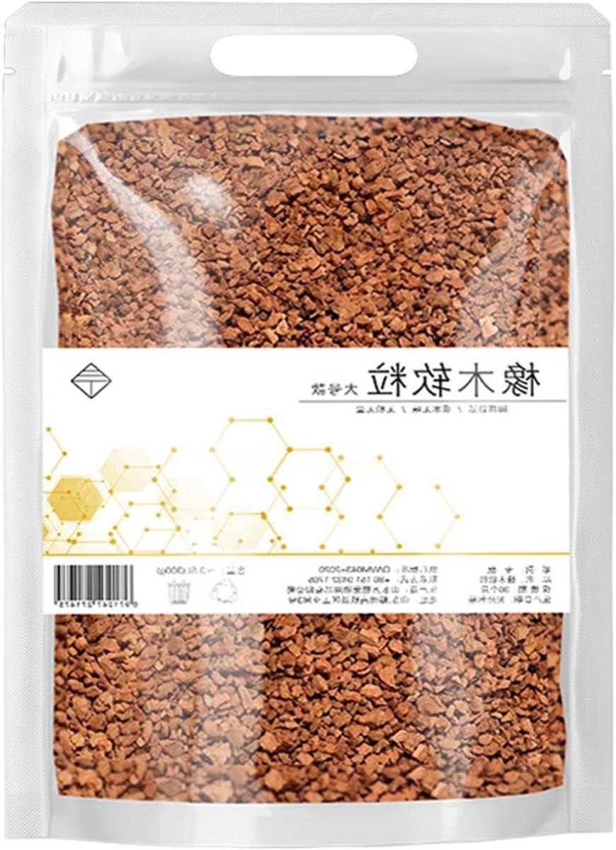 Knaagdierbedding - Natuurlijke bodembedekking - Verblijf droog houden - Absorberende houtvezels - 300 g - Bruin