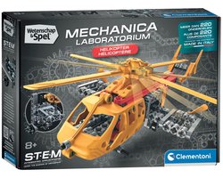 Clementoni - Wetenschap & Spel Helikopter - STEM Bouwpakket met draaiende rotoren