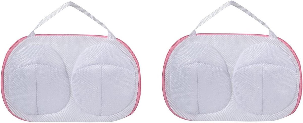 Waszakken Set - Mesh Zakken - Delicate Kleding Wassen - Rits Bescherming - 2 Stuks - Willekeurige Kleur
