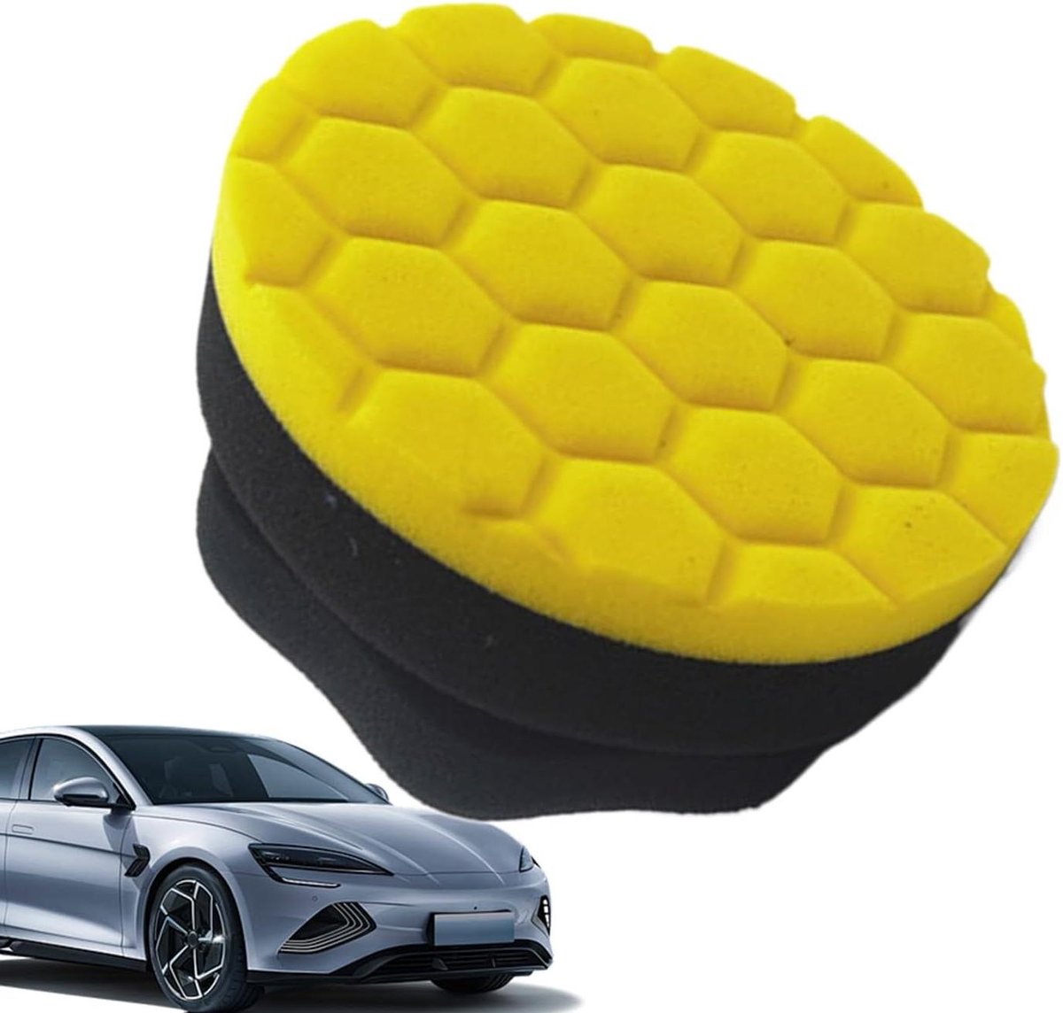 Banden Applicator - Velg Borstel - Auto Poetsen - Ergonomisch Ontwerp - 10x6x8cm - Zwart