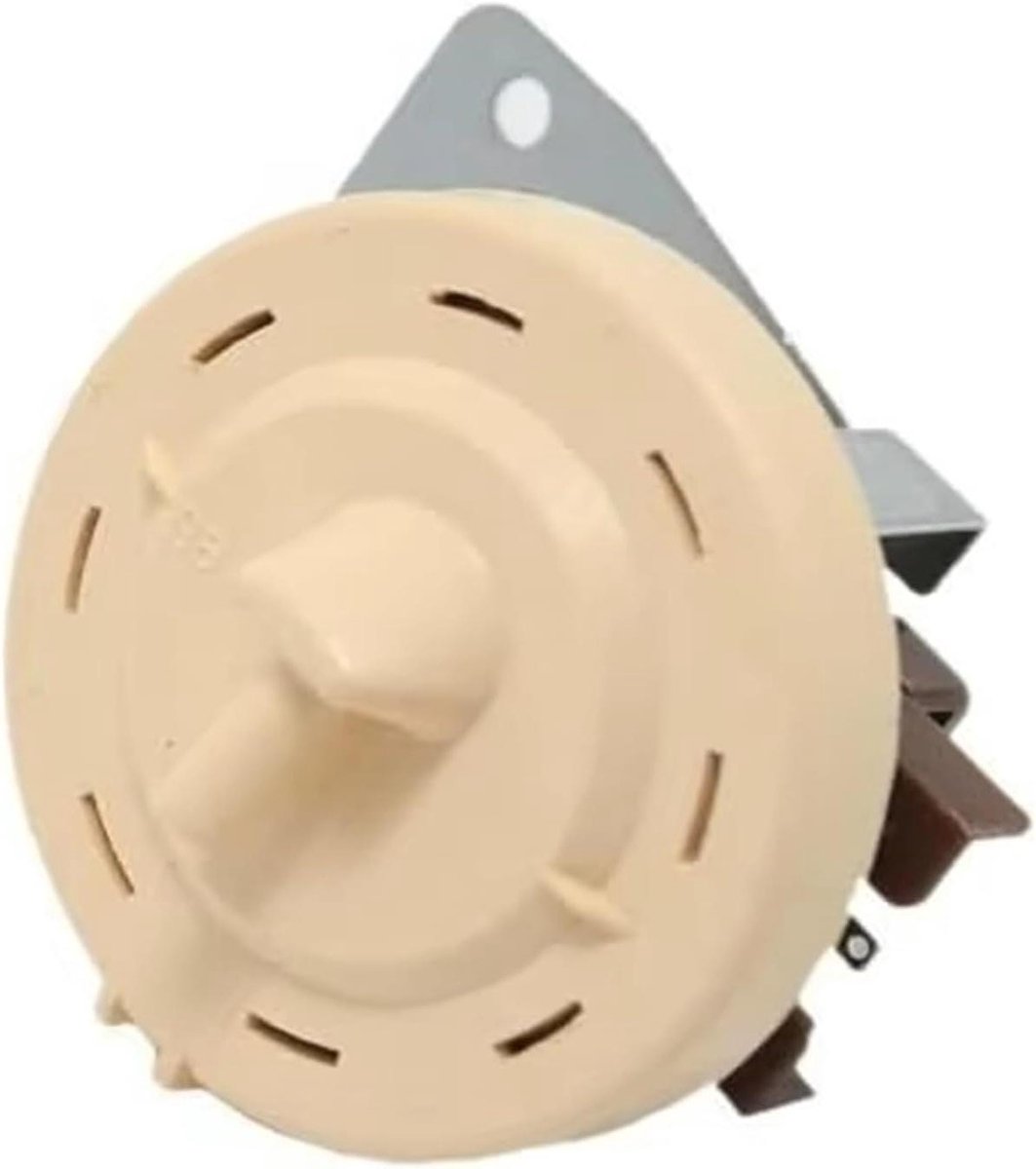 Waterniveausensor Wasmachine - Drukschakelaar Onderdeel - Wasmachine Reparatie - Nauwkeurige Watermeting - Standaard Maat - Grijs