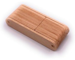 H-Customs wooden box to fold open USB stick 8GB 16GB 32GB USB 2.0 16GB