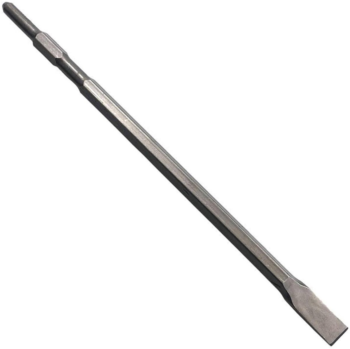 Platte Gouge Hamer - Elektrische Boor - Beton Breken - Hexagon Schacht - 600 mm Lengte - Zilver