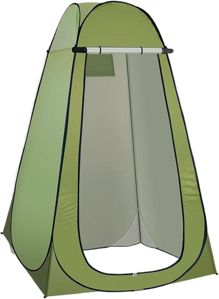 Privacy Tent - Mobiele Toiletcabine - Kamperen en Reizen - UV-bescherming en Waterdicht - 1.2x1.9m - Groen