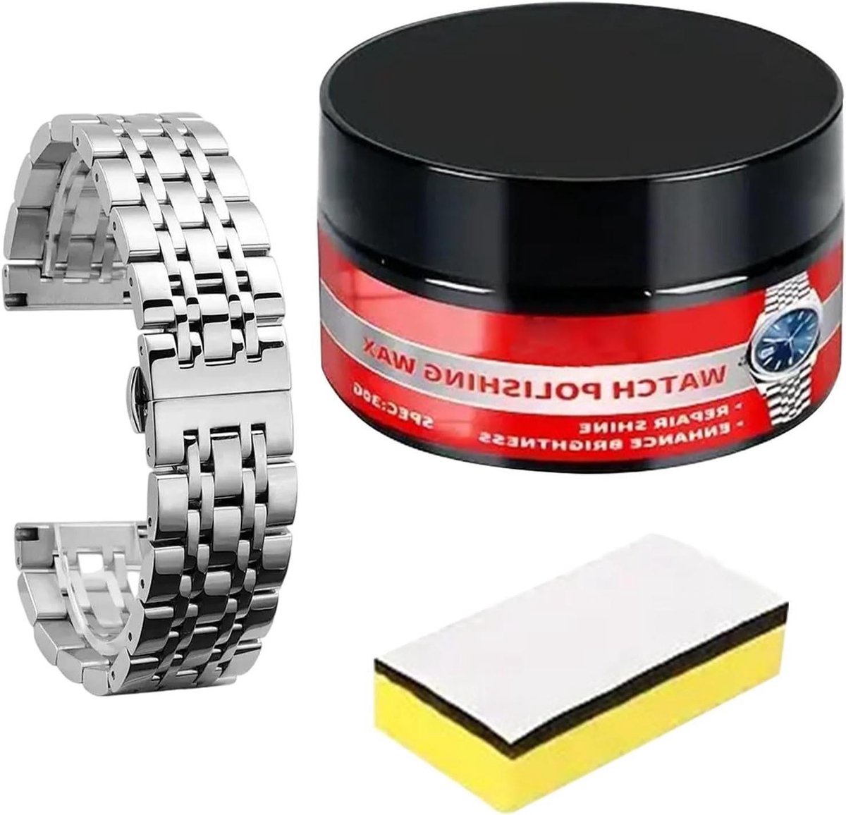 Polijstset - Krasverwijderaar - Sieraden Herstellen - Veelzijdig Materiaal - 3.3x4.8cm - Niet gespecificeerd