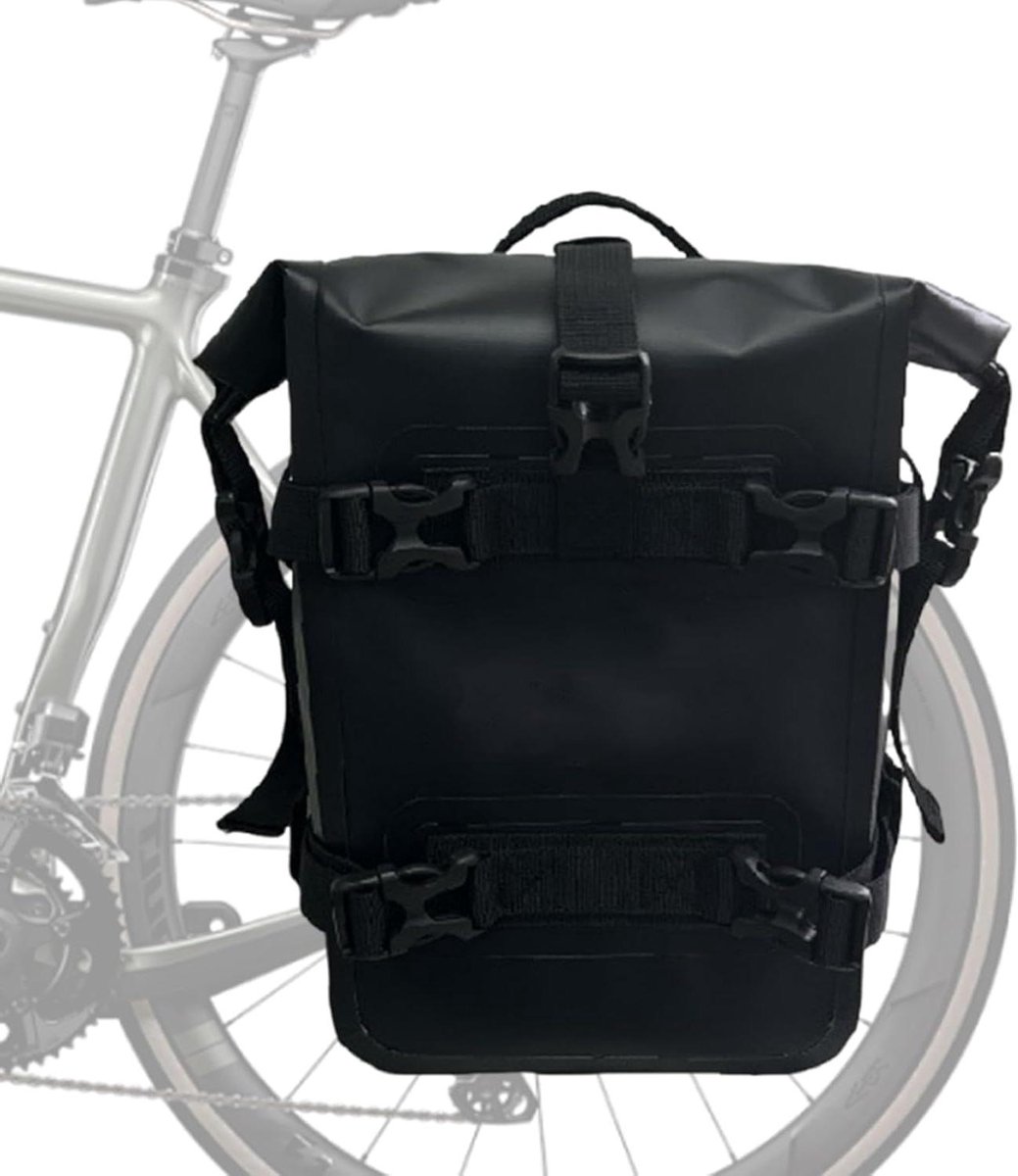 Fietsdrager Tas - Bagagerek Tas - Outdoor Avonturen - IPX6 Waterbestendig - Grote Capaciteit - Zwart