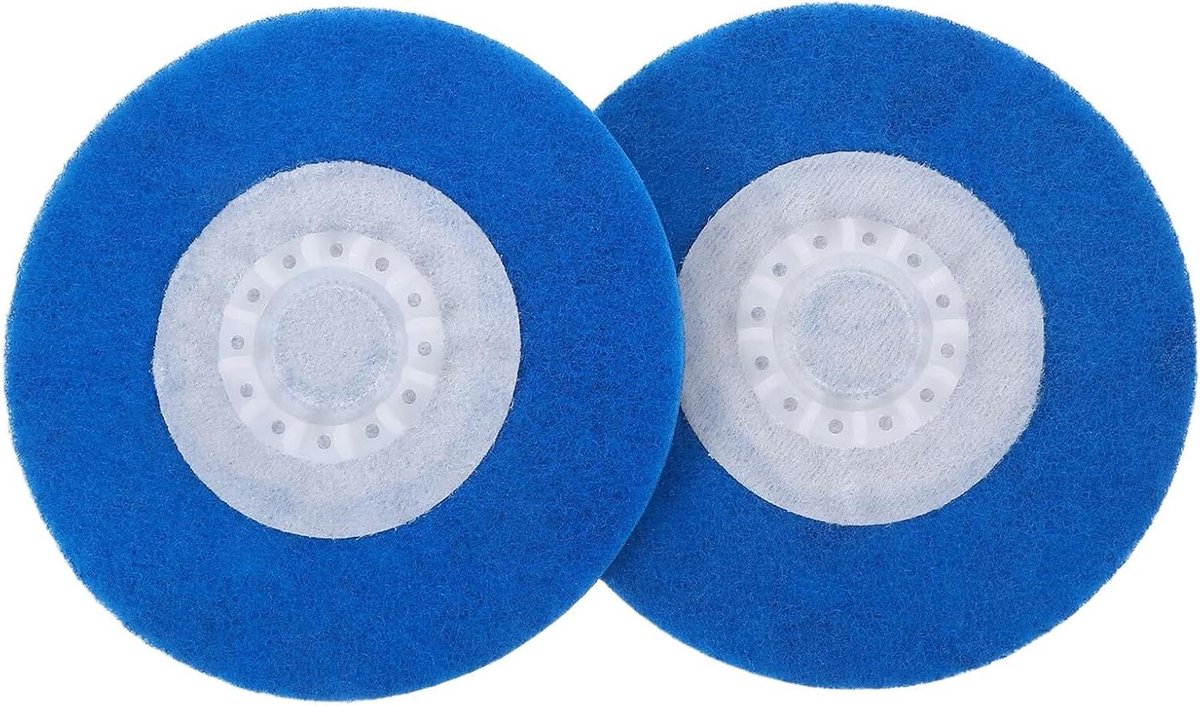 Stoomreiniger Pads - Dweil Pads - Vloeren Reinigen - Meerdere Oppervlakken - 18.3 cm - Blauw