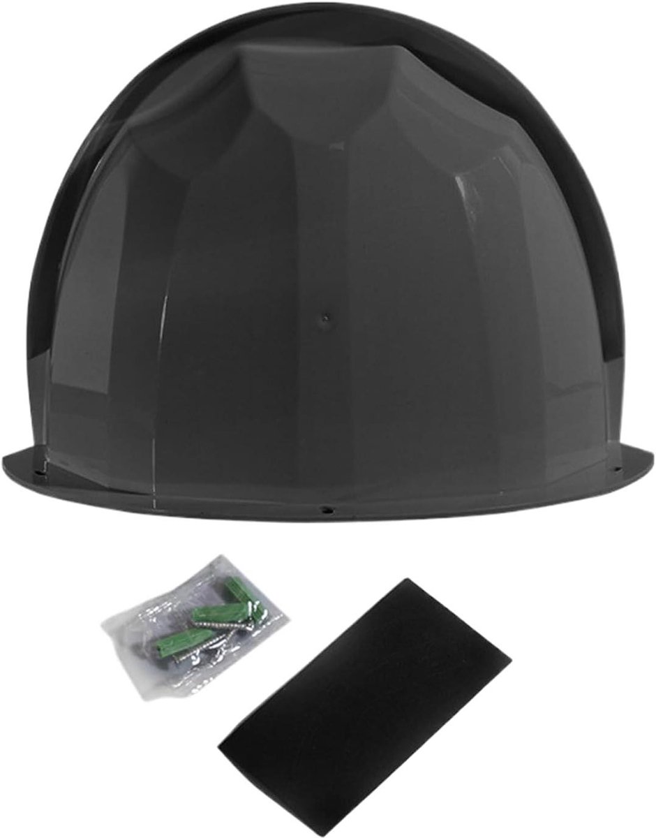 Camera Beschermkoepel - Regenkap Beveiliging - Buiten Camera Bescherming - Robuust ABS Materiaal - 41 x 23 cm - Zwart