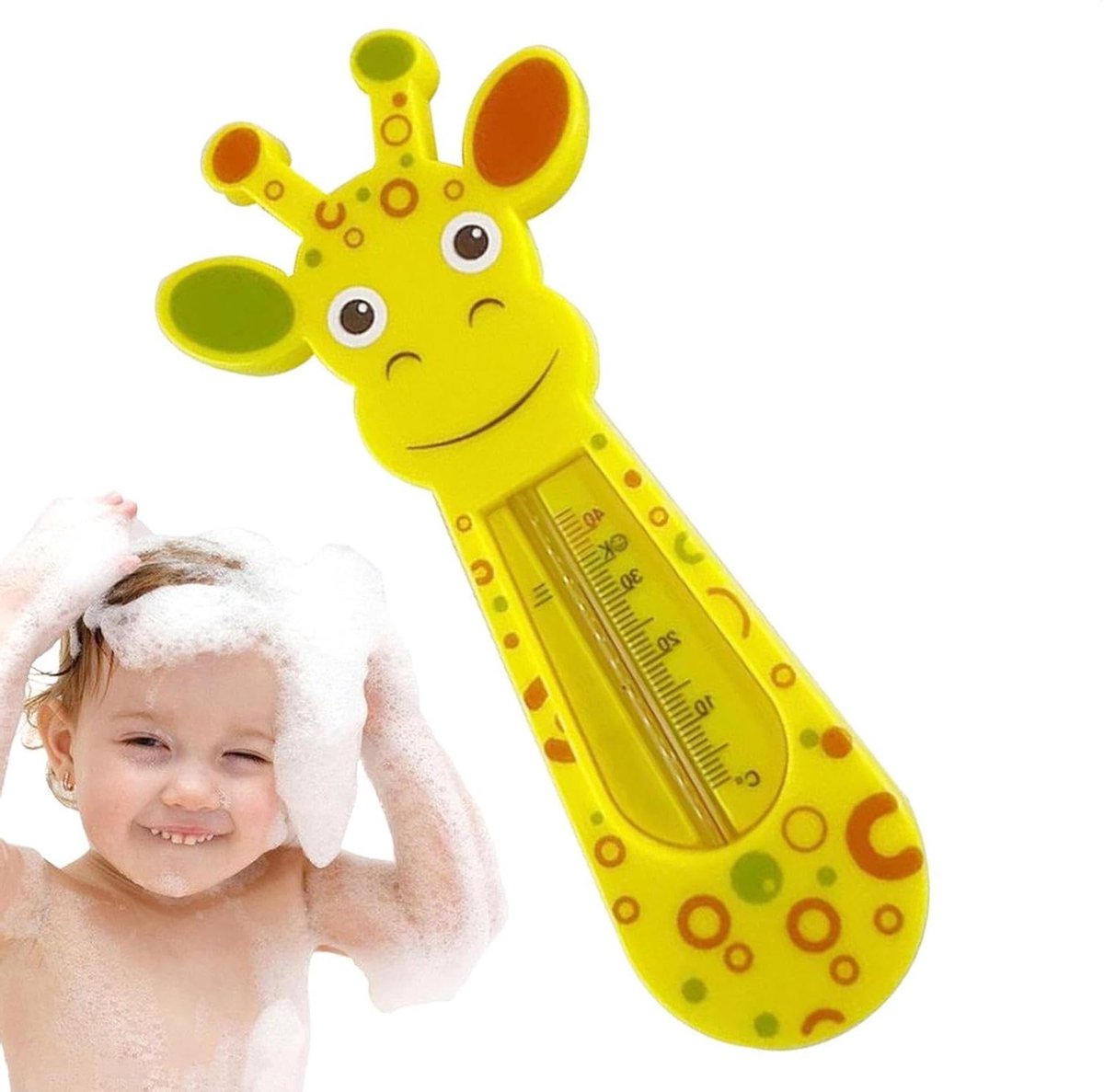 Bad Water Thermometer - Badje Controle - Veilig Baden - Drijvend Speelgoed - 148 cm - Giraf