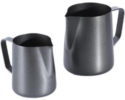 Melkopschuimkan - Pitcher Mok - Koffie Maken - Roestvrij Staal - 350ml - Zilver