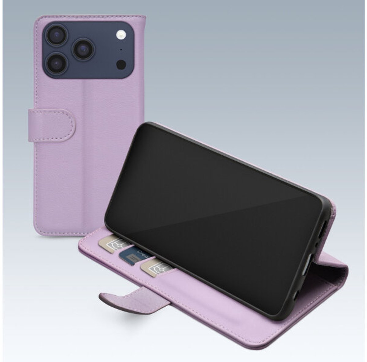 Mobilize Premium Gelly Wallet Book Case Apple iPhone 17 Pro/18 Pro Purple