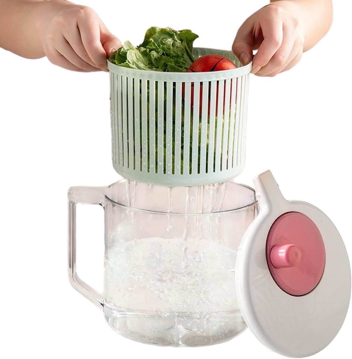 Groente Wasmachine - Fruit Spinner - Snel Drogen - Handmatige Bediening - 235 cm - Meerkleurig