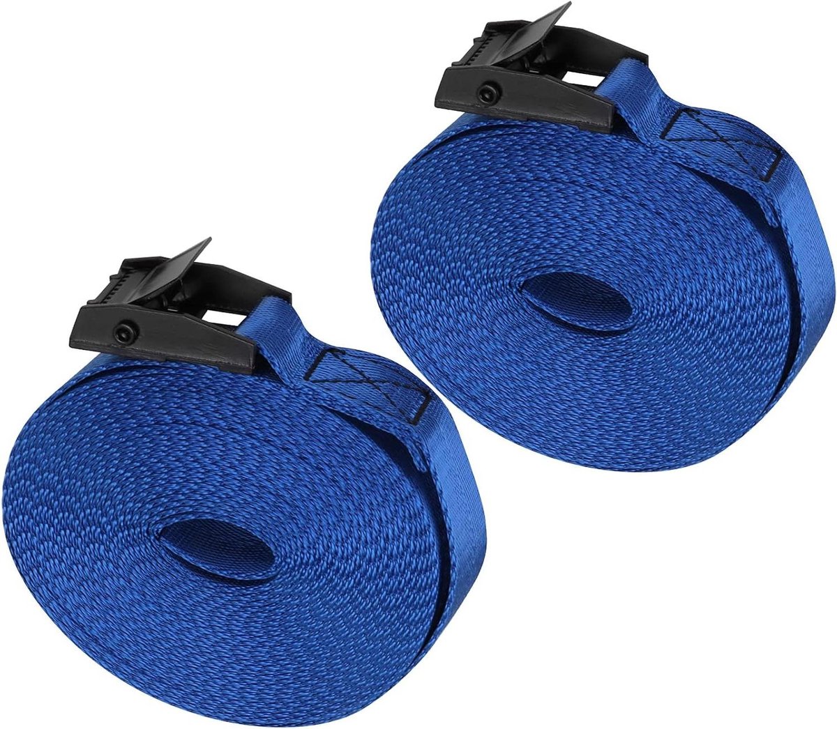 Spanbanden - Nylon banden - Lading vastzetten - Hoge sterkte - 1 meter - Zwart